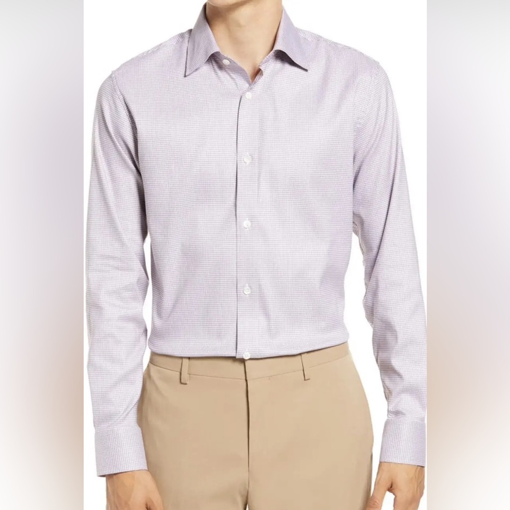 Bonobos - Jetsetter Dress Shirt ; Size 16 ; Color: Violet